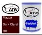 Preview: Mazda, Dark Claret, HD: 500ml Lackdose, von ATW Autoteile West.